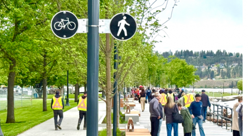 Beautiful, functional and environmentally conscious – City Park promenade re-opens